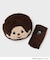 【モンチッチ】ポケット付きブランケット入りフェイス型クッション