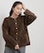 ダブルフェイスニットカーディガン