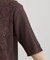 モチーフレース 柄編みニット【洗濯機OK／抗ピル】