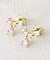 リボン×ビジュープチピアス
