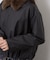 フェイクファー衿付き マットレザー調ブルゾン【洗える】