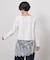 裾アシメレースドッキングカットソー【洗濯機OK】