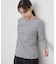 【PETIT BATEAU／プチバトー】ミニマリニエールミラレクルーネック半袖Tシャツ