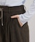 ストレッチコーデュロイ ワイドパンツ【洗濯機OK】