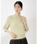 【大人の魅力引き出す】5分袖フェザーニット/洗える