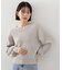 【洗える】上品にきらめく フェザーラメニット