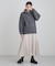 【洗える】ほど良くラフで女性らしい ハーフZIPニット