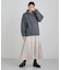 【洗える】ほど良くラフで女性らしい ハーフZIPニット