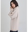 【洗える】ほど良くラフで女性らしい ハーフZIPニット