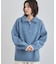 【洗える】ほど良くラフで女性らしい ハーフZIPニット