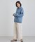 【洗える】ほど良くラフで女性らしい ハーフZIPニット