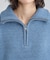 【洗える】ほど良くラフで女性らしい ハーフZIPニット