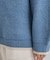 【洗える】ほど良くラフで女性らしい ハーフZIPニット