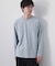 【長く愛せる、定番ロンT】リンクスジャカード長袖Tシャツ