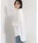 ゆったりシルエットで体型カバー ロングシャツ