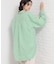 ゆったりシルエットで体型カバー ロングシャツ