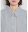ゆったりシルエットで体型カバー ロングシャツ