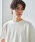 【ジャケットインにもおすすめ！】ジャカード リンクス半袖Tシャツ 洗濯機OK