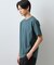 【ジャケットインにもおすすめ！】ジャカード リンクス半袖Tシャツ 洗濯機OK