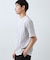 【ラクして決まる！】レイヤード風半袖Tシャツ　洗濯機OK