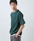 【ラクして決まる！】レイヤード風半袖Tシャツ　洗濯機OK