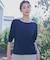 【S-XL/ひんやりタッチ】美しさ際立つ 6分袖ニット 洗濯機OK/UVケア/毛玉になりにくい