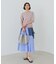 【S-XL/ひんやりタッチ】美しさ際立つ 6分袖ニット 洗濯機OK/UVケア/毛玉になりにくい