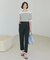 【S-XL/ひんやりタッチ】美しさ際立つ 6分袖ニット 洗濯機OK/UVケア/毛玉になりにくい