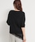 【S-XL/ひんやりタッチ】美しさ際立つ 6分袖ニット 洗濯機OK/UVケア/毛玉になりにくい