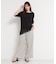【S-XL/ひんやりタッチ】美しさ際立つ 6分袖ニット 洗濯機OK/UVケア/毛玉になりにくい
