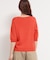 【S-XL/ひんやりタッチ】美しさ際立つ 6分袖ニット 洗濯機OK/UVケア/毛玉になりにくい