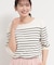 【S-XL/ひんやりタッチ】美しさ際立つ 6分袖ニット 洗濯機OK/UVケア/毛玉になりにくい