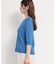 【S-XL/ひんやりタッチ】美しさ際立つ 6分袖ニット 洗濯機OK/UVケア/毛玉になりにくい