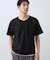 【1枚でちゃんとして見える】ヘンリーネック レイヤード風 半袖Tシャツ 洗濯機OK
