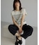 【S-XL/ひんやりタッチ】多機能フレンチスリーブニット 洗濯機OK/UVケア/毛玉になりにくい
