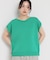 【S-XL/ひんやりタッチ】多機能フレンチスリーブニット 洗濯機OK/UVケア/毛玉になりにくい