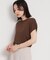 【S-XL/ひんやりタッチ】多機能フレンチスリーブニット 洗濯機OK/UVケア/毛玉になりにくい