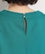 【M-XL/二の腕カバー】さらり麻調メッシュ5分袖ブラウス