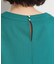 【M-XL/二の腕カバー】さらり麻調メッシュ5分袖ブラウス