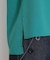 【M-XL/二の腕カバー】さらり麻調メッシュ5分袖ブラウス