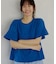 【ひんやりさらさら】軽やかに揺れる シアーフレアスリーブTシャツ