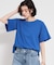 【ひんやりさらさら】軽やかに揺れる シアーフレアスリーブTシャツ