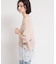 軽やかなレイヤードスタイルに ドロストメッシュニット