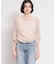 軽やかなレイヤードスタイルに ドロストメッシュニット