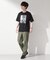 モノクロ フォトグラフィー 半袖Tシャツ 洗濯機OK