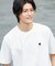 メッシュ五分袖カーディガン＋半袖Tシャツ セットアイテム 洗濯機OK