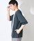 メッシュ五分袖カーディガン＋半袖Tシャツ セットアイテム 洗濯機OK