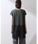レース切替 ロングTシャツ