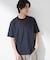 【吸水速乾／UVカット／接触冷感】ミニリップル半袖Tシャツ