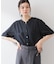 【M-XL/秋始めにちょうどいい】細見え5分袖Wポケットシャツ